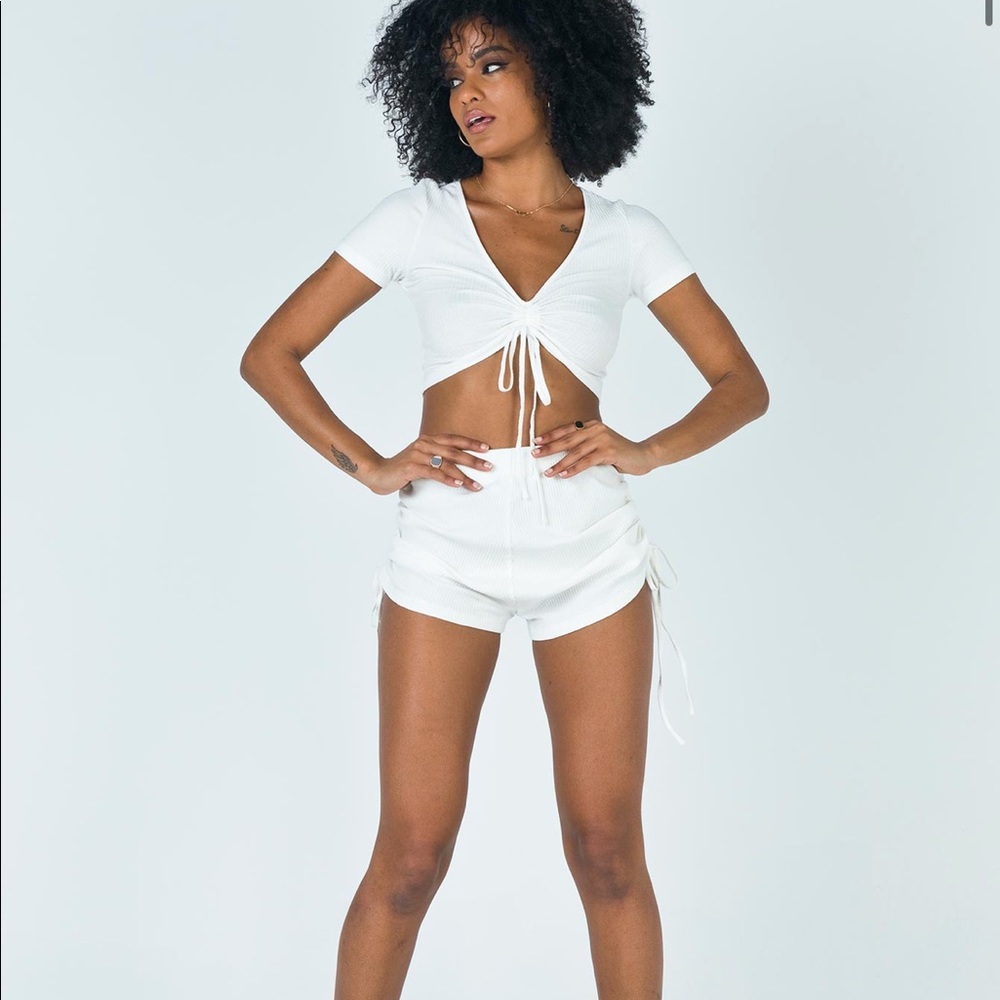 Princess Polly JACKLYN SET WHITE